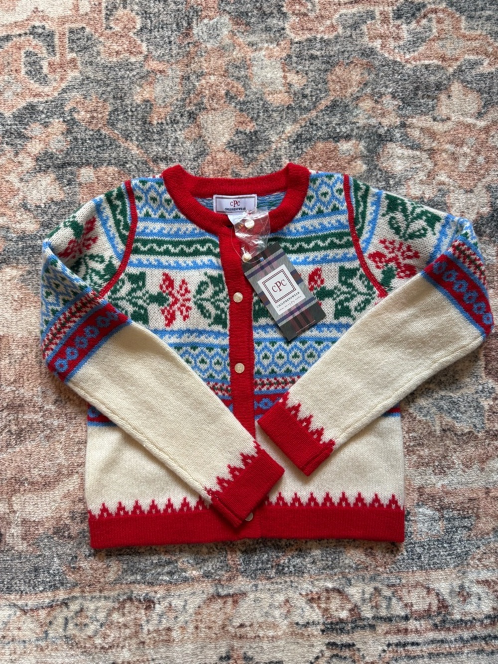 CPC Childrenswear Cardigan in Holiday Design 5